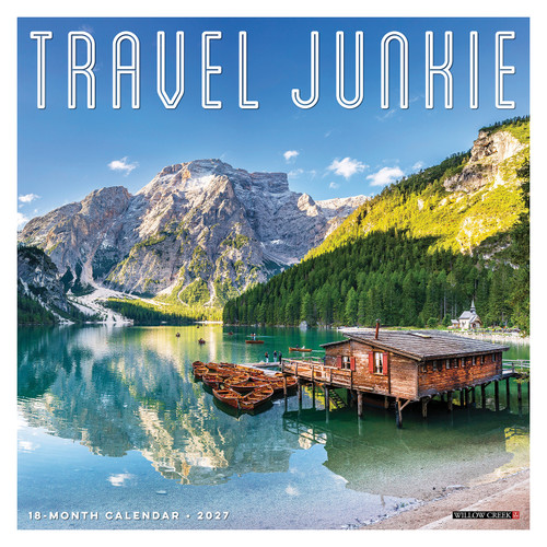 Travel Junkie 2027 Wall Calendar
