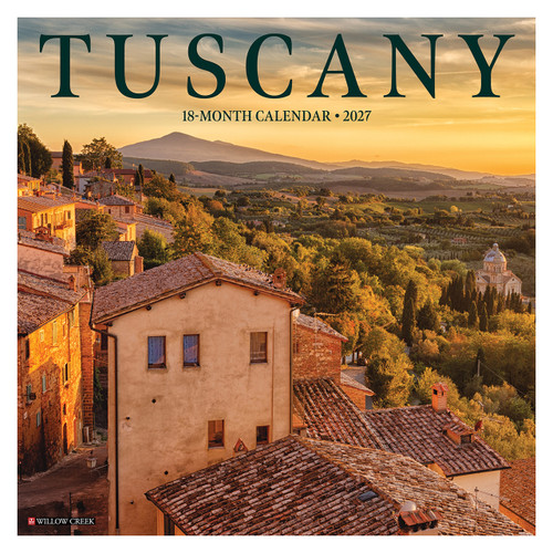 Tuscany 2027 Wall Calendar