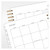 La Vie en Rose One Page Per Day Wire-bound Planner
