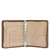 Charlie Simulated Leather Zipper Binder