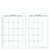 Original Two-Page Monthly Calendar Tabs