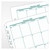 Original Two-Page Monthly Calendar Tabs