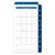 January 2023 Monticello Two-Page Monthly Calendar Tabs