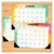 Rainbow Gradient 2026 17" x 12" Small Monthly Deskpad