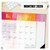 Abstract Art 2026 22" x 17" Large Monthly Deskpad