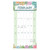 Succulents - Large Grid Wall 2026 Wall Calendar