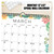 Succulents 2026 12" x 12" Spiral Wall Calendar
