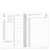 July 2025 Compass Two Page Per Day Wire-bound Planner