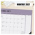 Modern Minimalist 2027 22" x 17" Large Monthly Deskpad