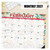 Spring Floral 2027 22" x 17" Large Monthly Deskpad
