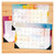 Abstract Art 2027 17" x 12" Small Monthly Deskpad