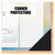 Abstract Art 2027 17" x 12" Small Monthly Deskpad