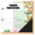 Succulents 2027 17" x 12" Small Monthly Deskpad