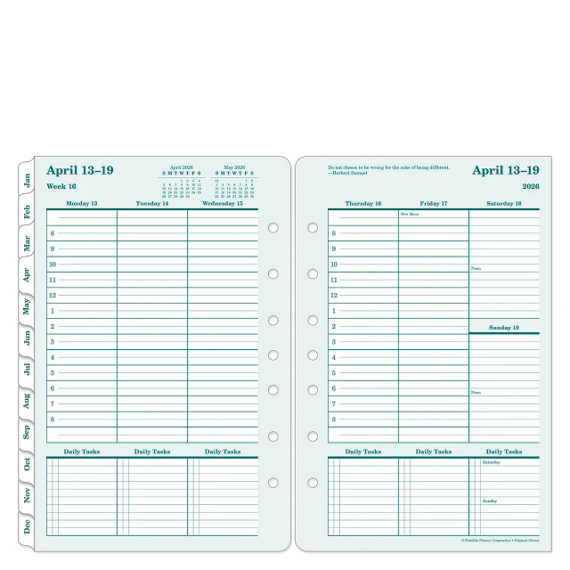 April Planners