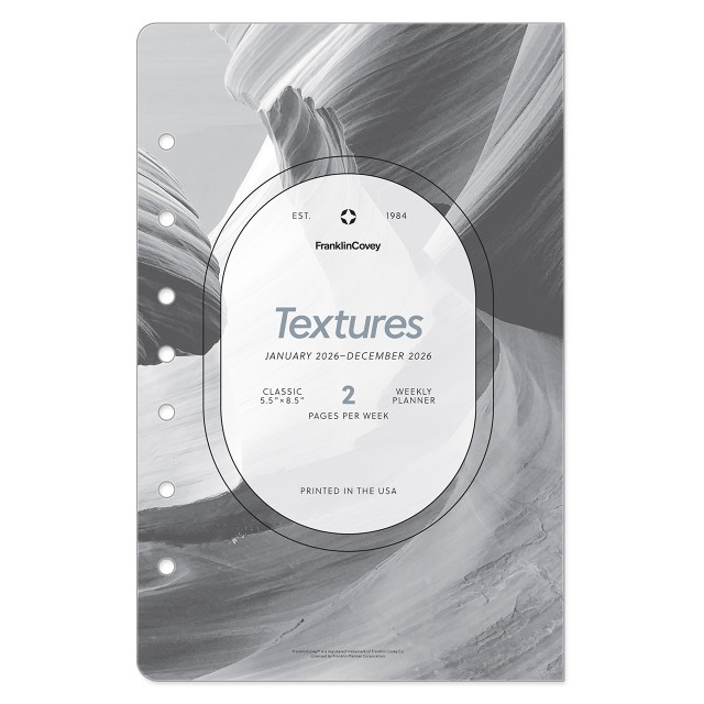 Textures Weekly Ring-bound Planner