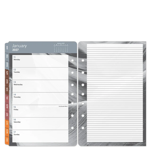 Textures Weekly Ring-bound Planner