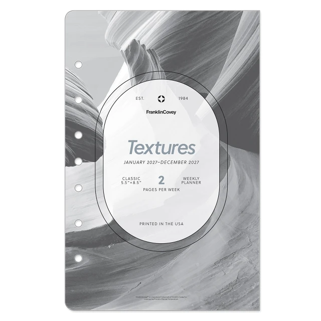 Textures Weekly Ring-bound Planner