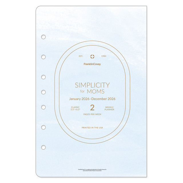 Simplicity for Moms Weekly Ring-bound Planner