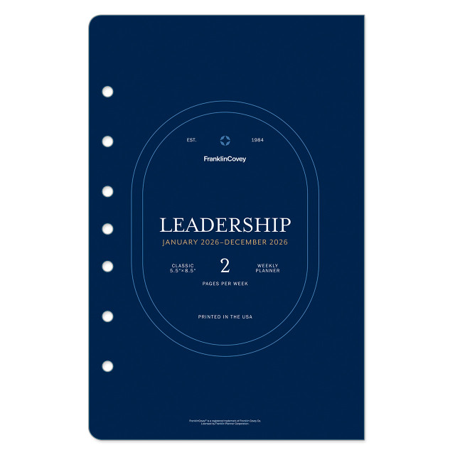 Leadership Weekly Ring-bound Planner