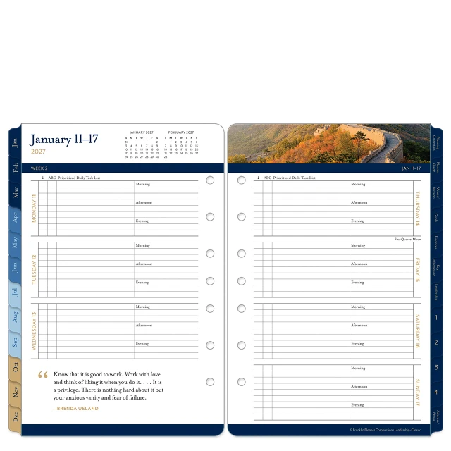 Leadership Weekly Ring-bound Planner