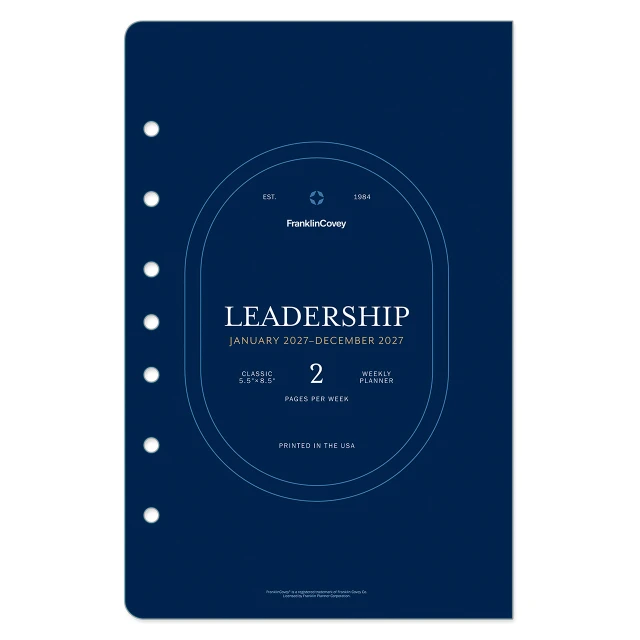 Leadership Weekly Ring-bound Planner