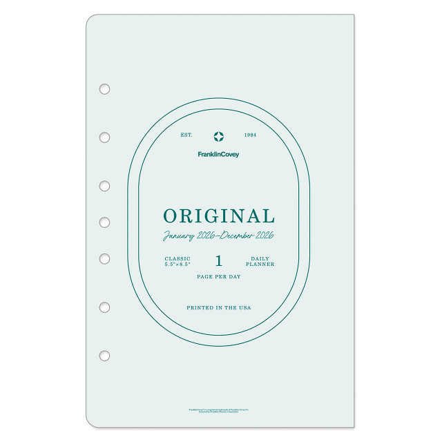 Original One Page Per Day Ring-bound Planner