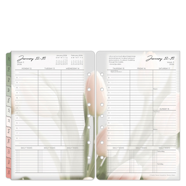 Blooms Weekly Ring-bound Planner