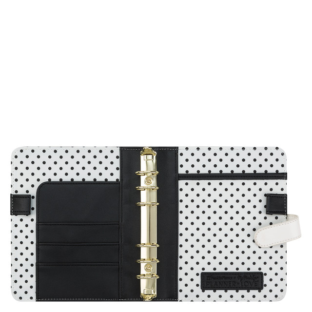 Miranda Simulated Leather Snap Binder