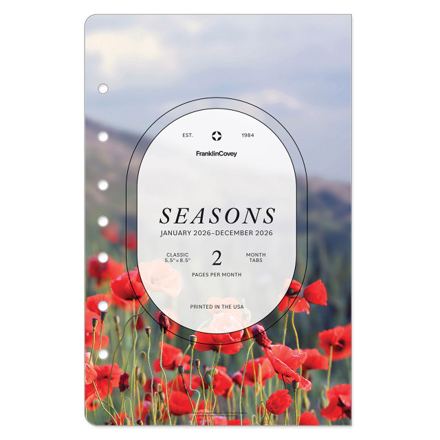 Seasons Two-Page Monthly Calendar Tabs