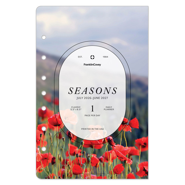 Seasons One Page Per Day Ring-bound Planner