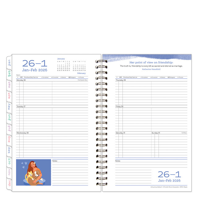Her Point of View Weekly Wire-bound Planner