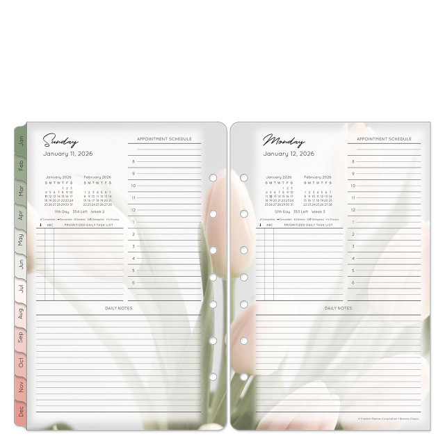 Blooms One Page Per Day Ring-bound Planner