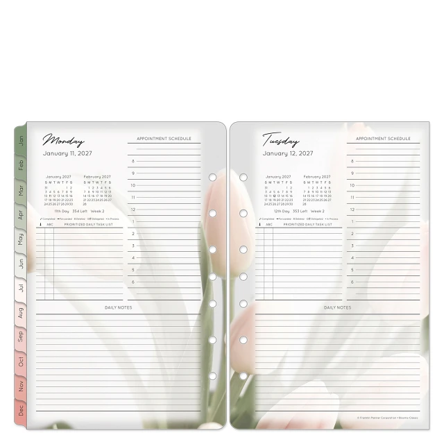 Blooms One Page Per Day Ring-bound Planner