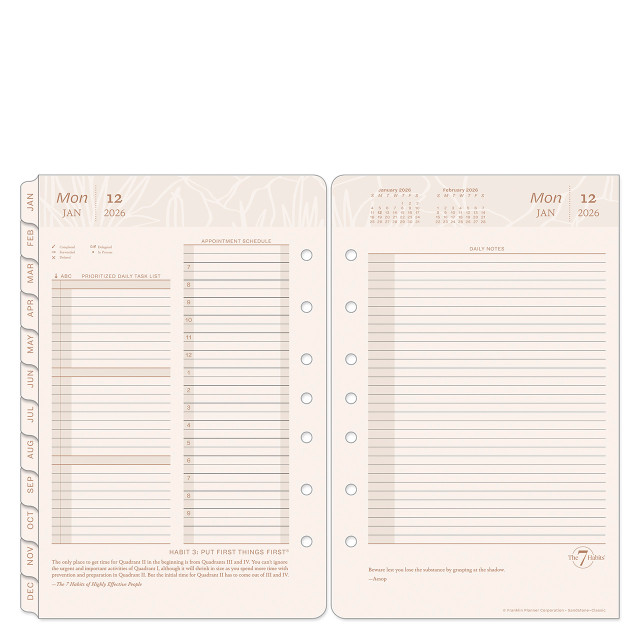FranklinCovey コンパクト　スケジュール帳 Small Planners (4.25