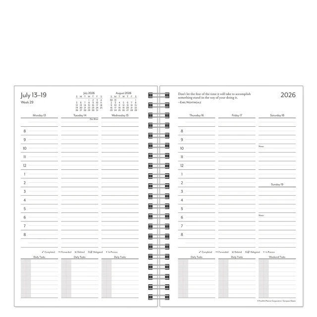 Compass Weekly Wire-bound Planner