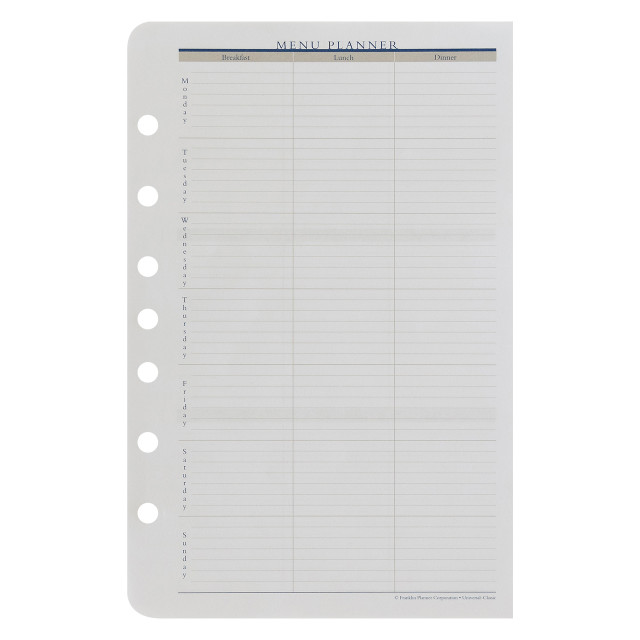 Menu Planner-Shopping List