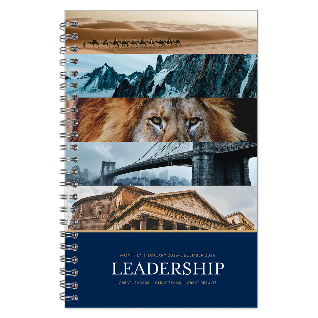 Leadership Monthly Wire-bound Planner