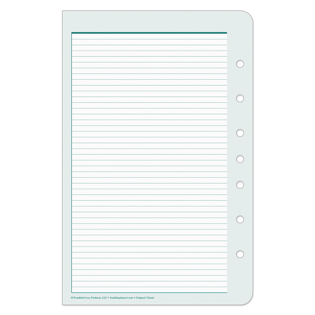 Notetaking - the other - Blank & Lined Pages - Franklin Planner