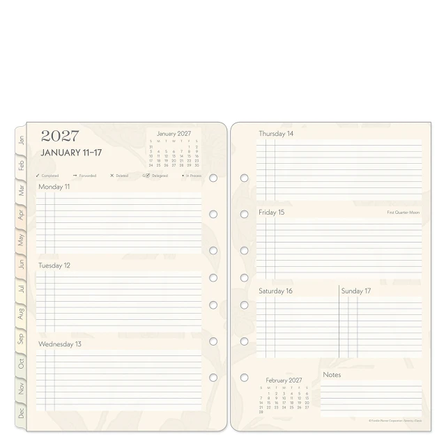 Serenity Weekly Ring-bound Planner