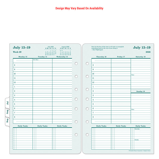Compact Planners: Portable Daily & Weekly Planners | Franklin Planner