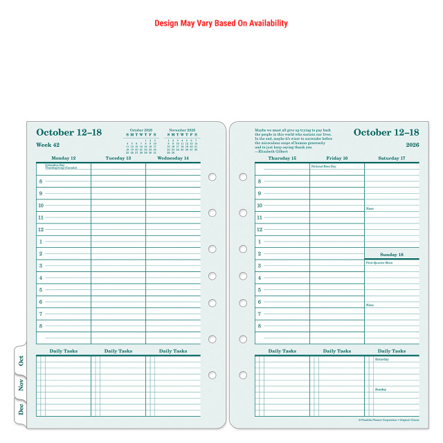 Compact Planners: Portable Daily & Weekly Planners | Franklin Planner