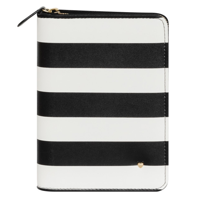 Miranda Simulated Leather Zipper Binder