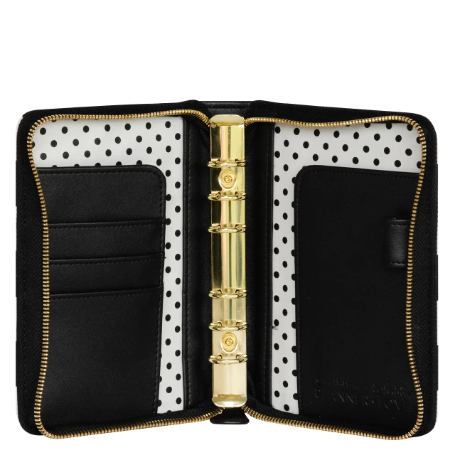Miranda Simulated Leather Zipper Binder