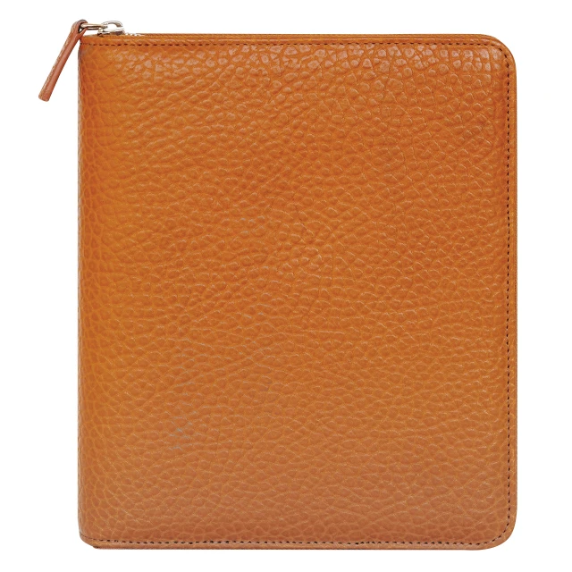 Alex Leather Zipper Binder