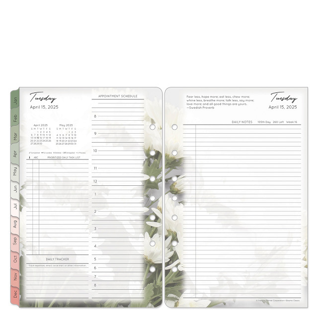 FranklinCovey コンパクト　スケジュール帳 Small Planners (4.25