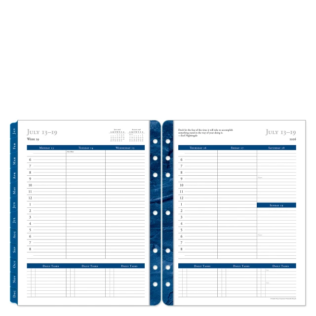 Monticello Weekly Ring-bound Planner