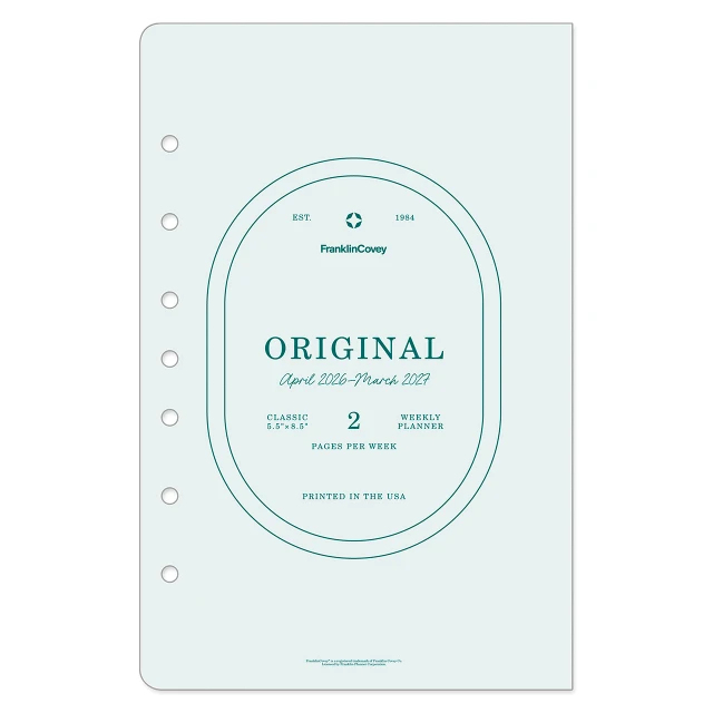 Original Weekly Ring-bound Planner
