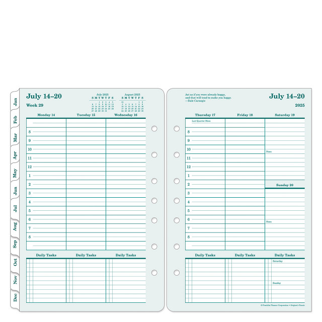 Original Weekly Ring-bound Planner