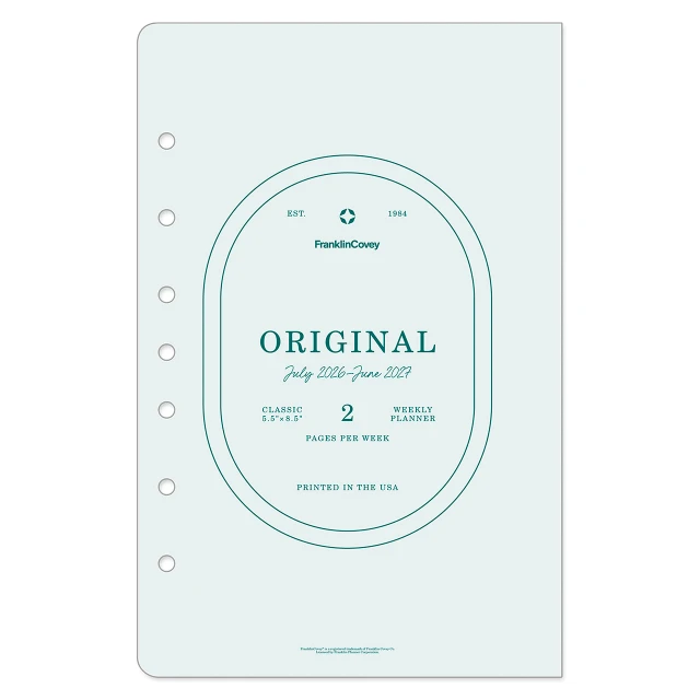Original Weekly Ring-bound Planner