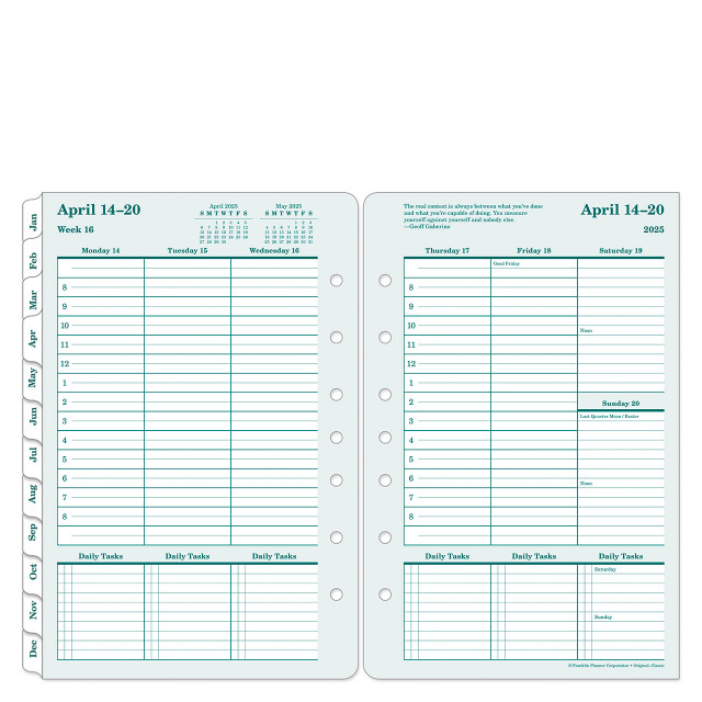 FranklinCovey コンパクト　スケジュール帳 Small Planners (4.25